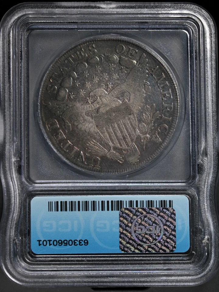 Dólar busto 1803 BB-255, B-6 ICG VF20 gran atractivo visual buen golpe Foto 4 de 4