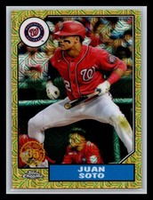 2022 Topps #T87C-25 Juan Soto 1987 Topps Baseball 35th Silver Pack MoJo