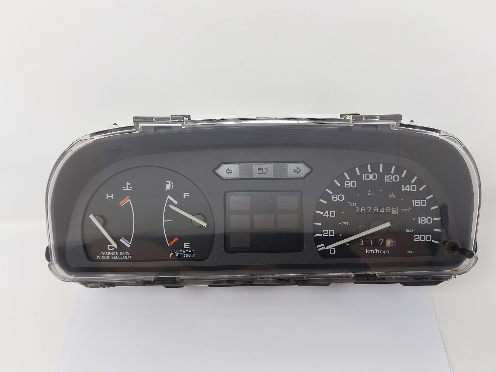 19901991 Honda CRX EF Civic EDM JDM Gauge Cluster OEM 268k MT