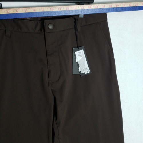 NUEVO Pantalones Chinos Rhone Commuter Para Hombres 36 Marrón Rendimiento Elastizados Golf Flex - Imagen 6 de 10