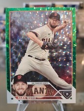 🔥🔥🔥Alex Wood 2023 Topps Series 1 #304 Green Foil #'d/499 San Francisco Giants