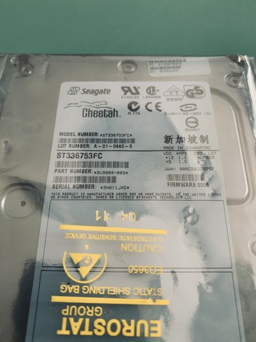 Seagate HDD SCSI 36GB , ST336753FC - Bild 2 von 3