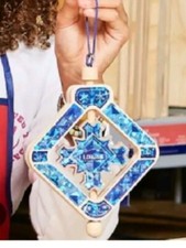 NEW Lowe's Holiday Spinning Snowflake Ornament Kit DIY Kids Workshop Dec 2024