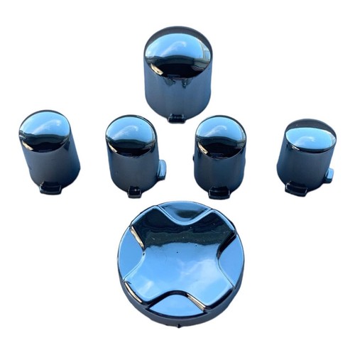Chrome Silver Xbox 360 Controller Custom ABXY Button Replacement Accessory Kit - Picture 4 of 4
