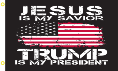 #ad #ad Jesus Is My Savior Trump Is My President 100D 3x5 Flag TRUMP 2024 FLAG $13.88
