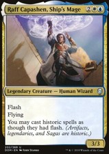 MTG Magic the Gathering Raff Capashen, Ship's Mage (202/296) Dominaria LP