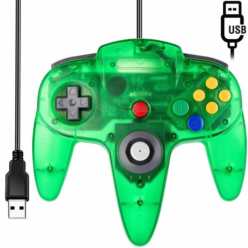 CONTROLADORES GAMEPAD CLÁSICOS JUEGOS USB NINTENDO 64 N64 PARA USB A PC/MAC - Imagen 10 de 13