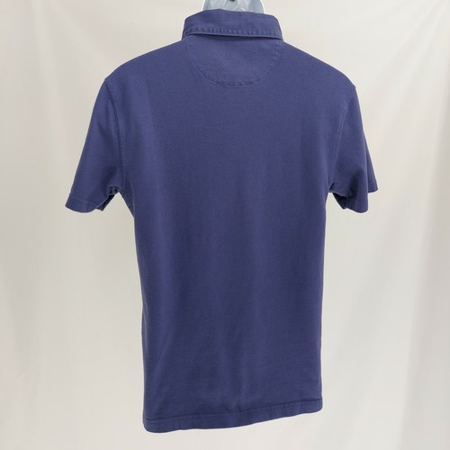 Gap M Rugby Polo Shirt Short Sleeve Heavyweight Cotton Blue "Waikiki Surf" - Picture 4 of 4