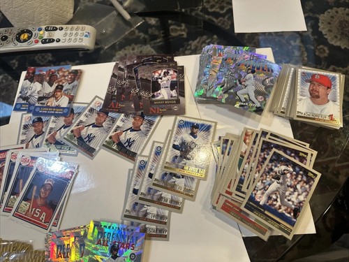 Topps Mystery Lot Box Full Grab Bag Hank Aaron Derek Jeter Ken Griffey Inserts+ - Picture 4 of 24