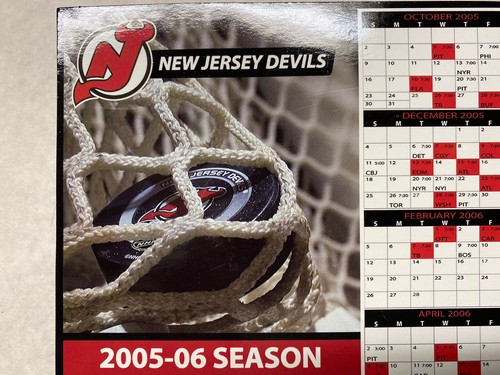 2005-06 NJ Devils Magnetic Schedule - Picture 3 of 3