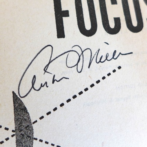 Arthur Miller FOCUS Signed First Edition 1945 Novel Book HCDJ - Imagen 2 de 9