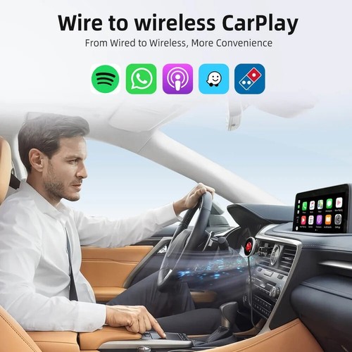 Adaptador inalámbrico CarPlay OTTOCAST Bluetooth con pantalla inteligente para Apple IOS 10+ - Imagen 3 de 13