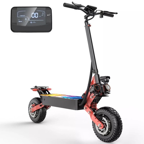 2000W Dual Motor Electric Scooter 11" Off Road Tires 48V 15Ah 35mph 40Mile Range - Picture 3 of 8