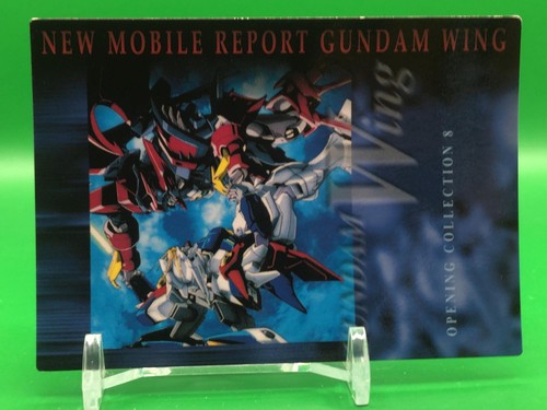 New Mobile Report Gundam Wing Perfect Review 008 Card Bandai 2000 Japanese - Picture 3 of 5