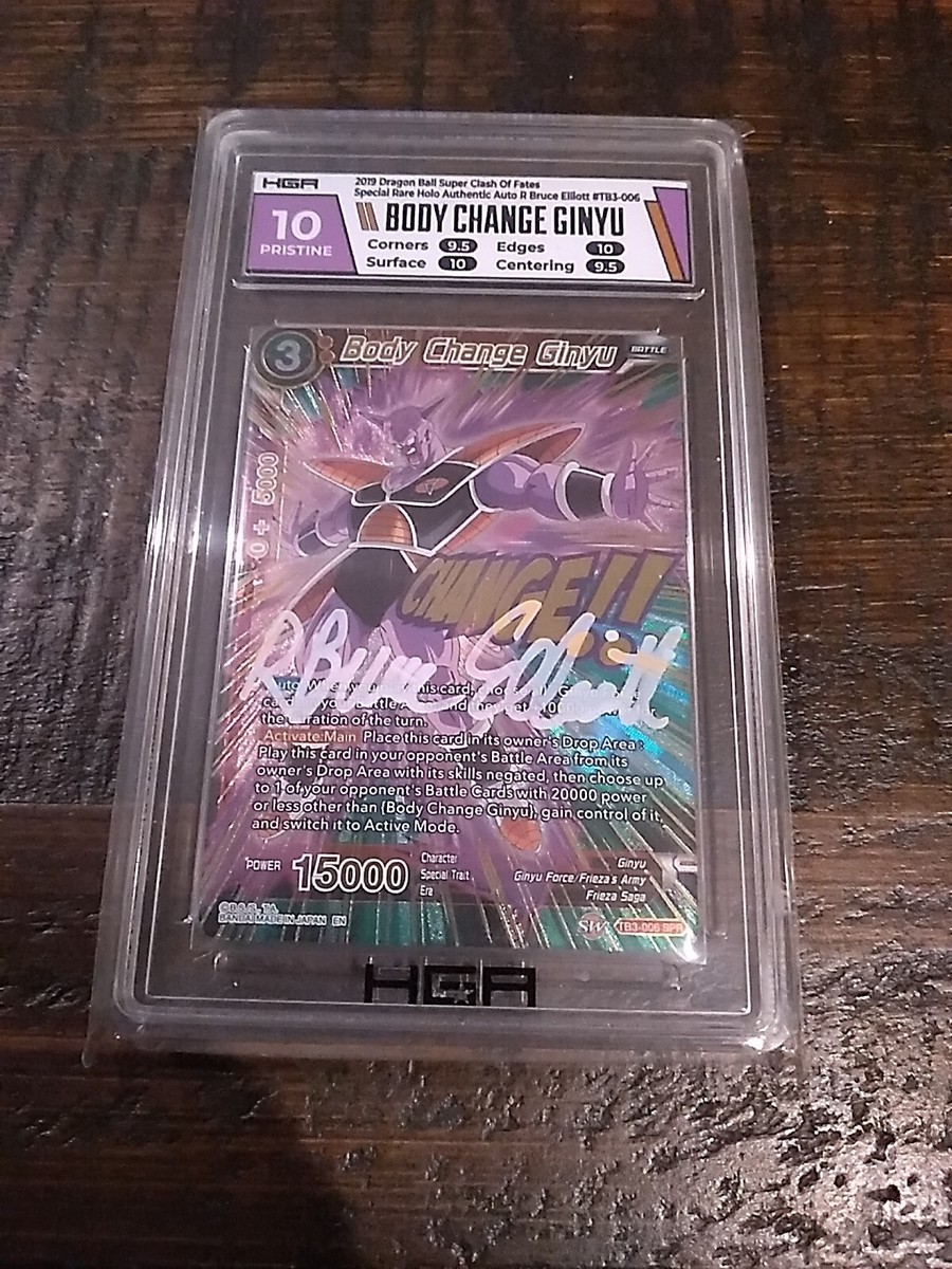 Body Change Ginyu Special Rare Graded 10 Auto 10 Graded Dragon Ball Super  Card | eBay
