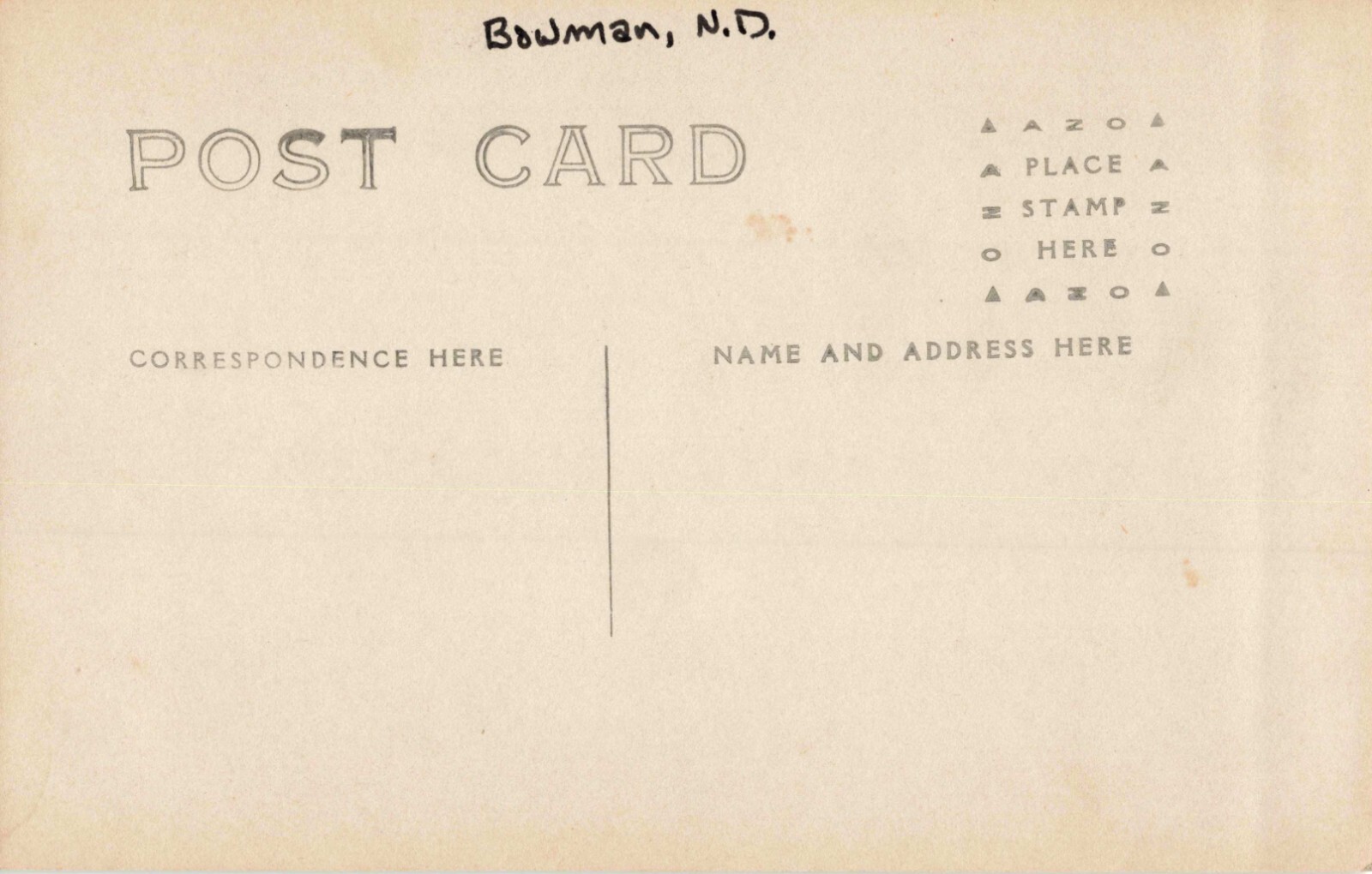 People Gathered on Rocks Bowman North Dakota ND c1910 Real Photo RPPC