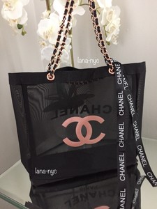 chanel vip gift mesh tote bag