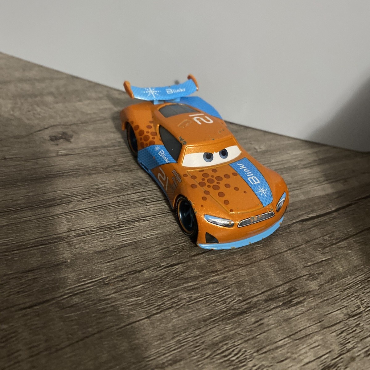 Disney Pixar Orange Blinkr #12 Car, Made in China 1/55 | eBay
