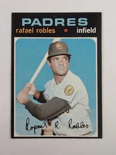 1971 Topps Baseball #408 Rafael Robles NM+ Stunner tough card, super clean
