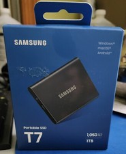 Samsung T7 1TB (MU-PC1T0K/WW) USB 3.2 Gen 2 External Solid State Drive - Sealed