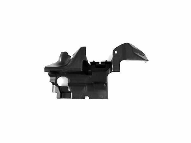 DAT 06-11 HONDA CIVIC FOR SEDAN AND HYBRID 2DR 4DR BLACK FRONT UPPER BUMPER COVER BRACKET LEFT DRIVER SIDE HO1066106
