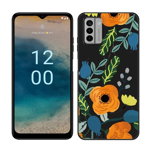 Floral Printed Silicone Soft Cover Phone Case For Nokia C210 G310 C200 G400 HMD - Picture 18 of 43