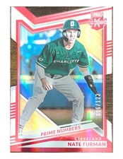 2022 Panini Elite Extra Edition [Prime Numbers Die-Cut B] #121 Nate Furman 6/122