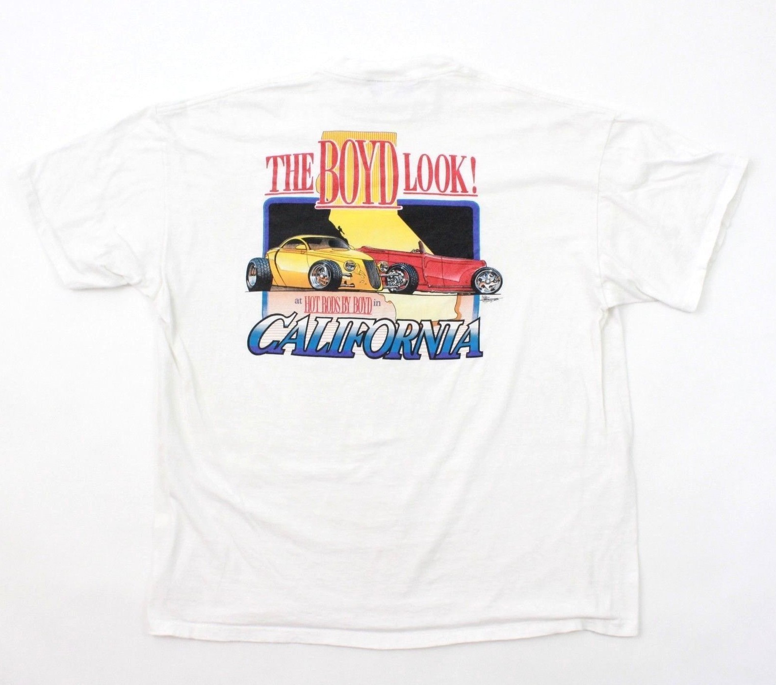 VTG Boyd Coddington T-shirt Men XXL 2XL HOT RODS BY BOYD Rendering Single Stitch VTG Boyd Coddington T-shirt Men XXL 2XL HOT RODS BY BOYD Rendering Single Stitch
