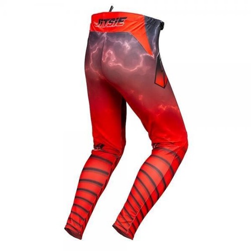 PANTALONI JITSIE TRIALS T3 ABBIGLIAMENTO EQUITAZIONE ROSSO KRONKL DESIGN 2024 - Foto 6 di 10