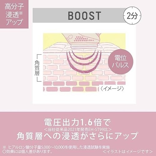 Panasonic Ion Facial Beauty Device Ion Boost Multi Cordless Gold Tone EH-ST0A-N - Bild 4 von 6