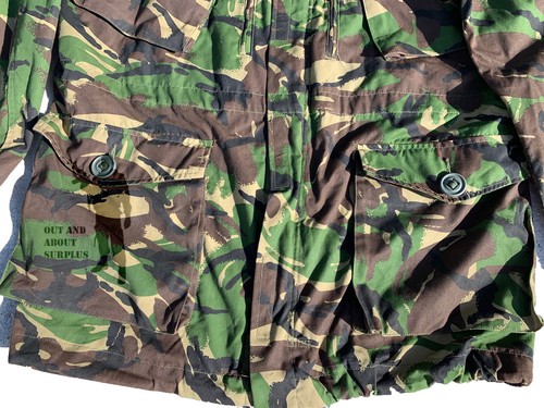 British Army Surplus DPM Windproof Woodland Smock Field Jacket Camouflage Combat - Picture 4 of 7