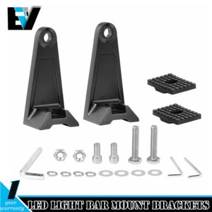 2x Mounting Bracket LED Light Bar Clamp Kits Truck Boat Universal Lamp Bracket