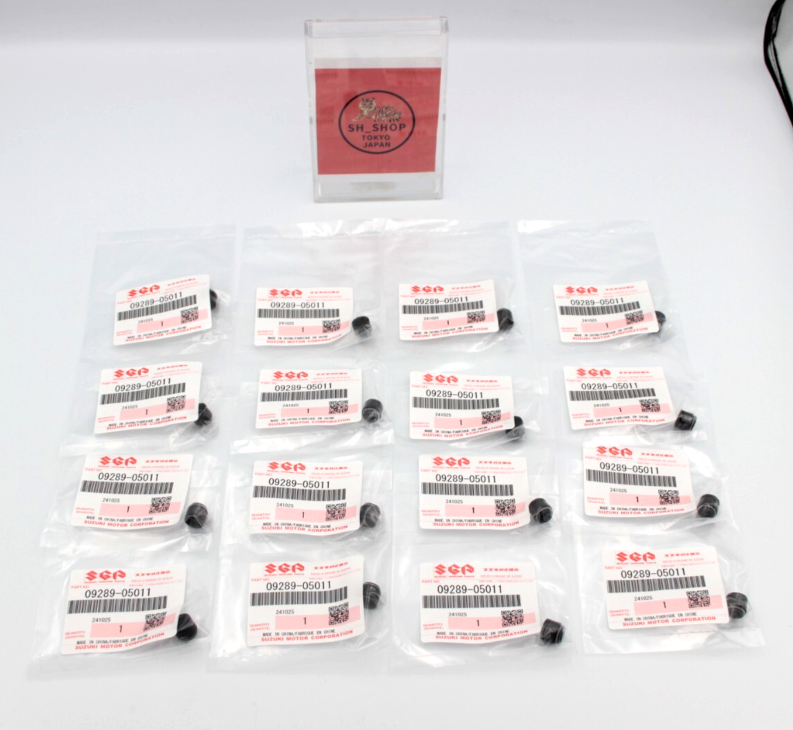 3箱 VALVE OIL SEALS 09289-05011 16P Fit SUZUKI 1999 - 2022 HAYABUSA