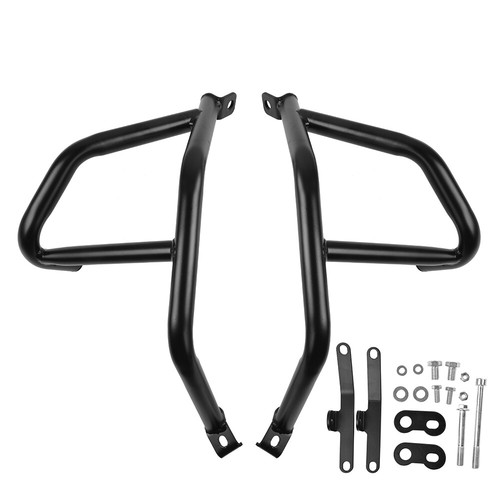 Motorrad Motorschutz Crash Bar für Kawasaki Ninja 500 400 250 2018-2025 Schwarz - Picture 8 of 13