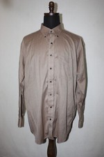 Jos A Bank Traveler's Collection Shirt Mens Sz XL Light Brown Long Sleeve
