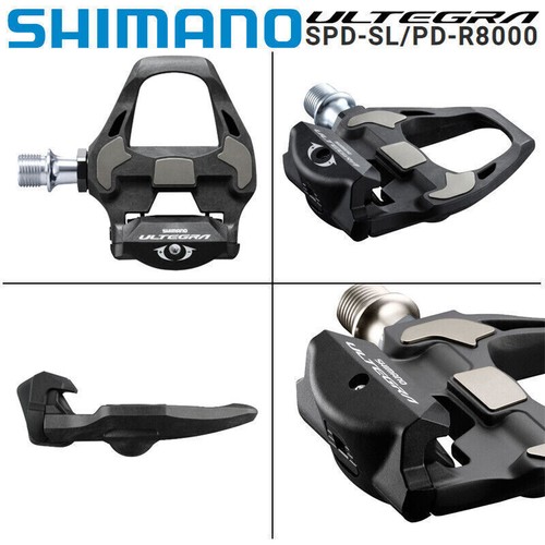 Pedales de clic Shimano Ultegra R8000 con plataforma bicicleta de carretera pedales de carbono 9/16" - Imagen 5 de 12