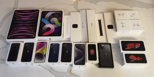 Lot of 21 Apple iPad iPhone Watch AirPods Empty Boxes