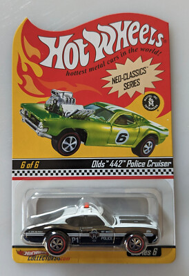 Hot Wheels RLC NEO CLASSICS Olds 442 Police Cruiser Series 6  2140/11000
