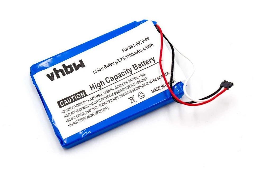VHBW Batterie pour Garmin Nüvi 3598 3597 3597LMTHD 3597LMT 3560LMT 3560LM 1100mAh