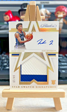 2021 Panini Flawless Collegiate Jalen Johnson RC RPA Rookie Patch Auto Gold /10