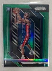 2018-19 Panini Prizm BRUCE BROWN #132 Rookie RC GREEN Parallel