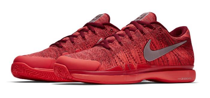1708 Nike Zoom Vapor Flyknit Men's Tennis Shoes 885725-602 Team Red/Metallic Silver/Dark ... 1708 Nike Zoom Vapor Flyknit Men's Tennis Shoes 885725-602 Team Red/Metallic Silver/Dark ...