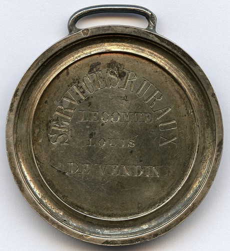 France Agriculture Bethune 1866 Award Silver Art Medal 39mm 17gr !!! - Picture 2 of 3