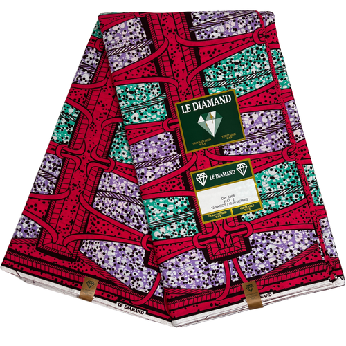 Tela africana estampada 100 % algodón Ankara 6 yardas calidad artesanía material de costura - Imagen 200 de 311