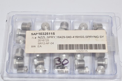 30 Stück NEUE Sprühsysteme SS 16429 HSS 40 Düsenspitzen - Bild 1 von 3
