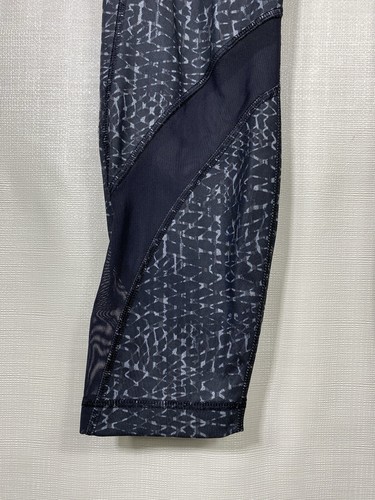 Lululemon Sz 12 Inspire Tight II Mesh Leggings Black White Power Luxtreme - Picture 4 of 7