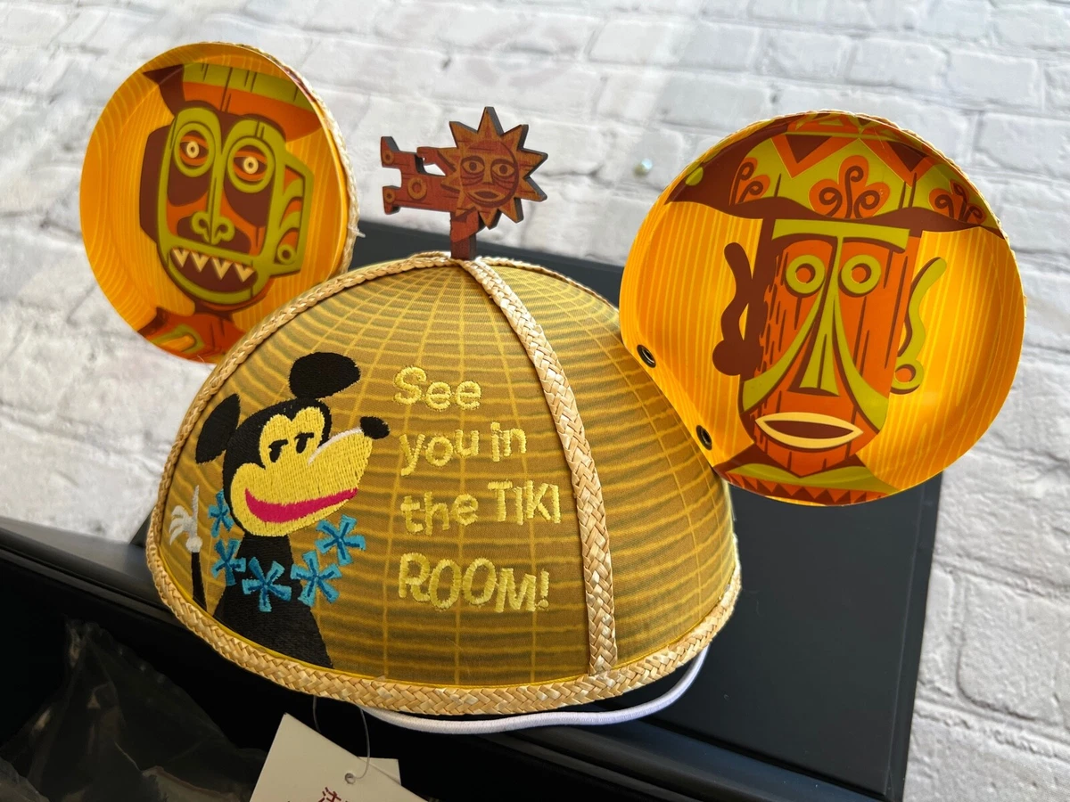 Disney X Shag Limited Release Enchanted Tiki Room Designer Mickey Ears Hat NEW