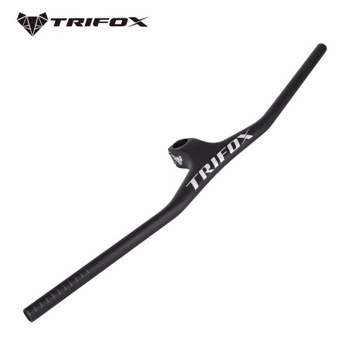 Manillares integrados de fibra de carbono TRIFOX MTB y piezas de vástago para bicicleta de montaña - Imagen 12 de 19