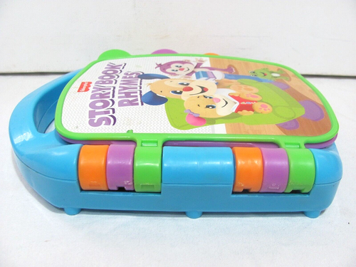 Fisher-Price Story Book Rhymes Toddler Activities Musical Toy 2014 - Blue - Picture 8 of 11