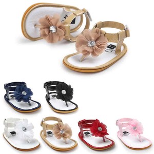 Summer Infant Baby Girl Flip-flops Sandals Leather Shoes Anti-slip Prewalker AU